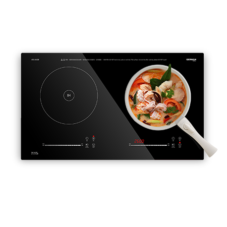 German Pool 德國寶 GIC-252DB 70厘米 5200W 嵌入式雙爐頭電磁爐