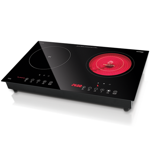 German Pool 德國寶 GIH-DD28B 69厘米 2800W 嵌入式雙頭電磁電陶爐