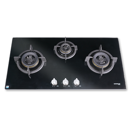 German Pool 德國寶 GP13-3-LG 86厘米 5000W 嵌入式石油氣三頭煮食爐