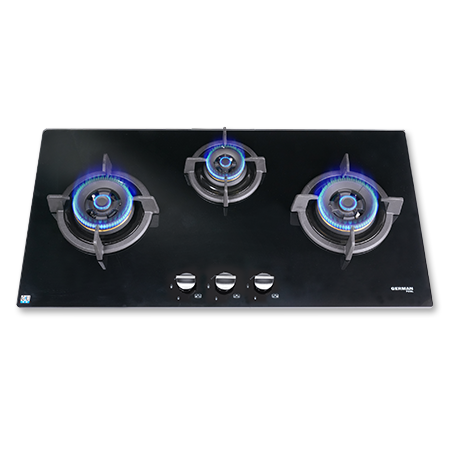 German Pool 德國寶 GP13-3-TG 86厘米 6000W 嵌入式煤氣三頭煮食爐