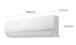 LG 樂金 R32雪種雙迴轉變頻分體式冷氣機 (附無線遙控器) 2匹 HS-18IPX