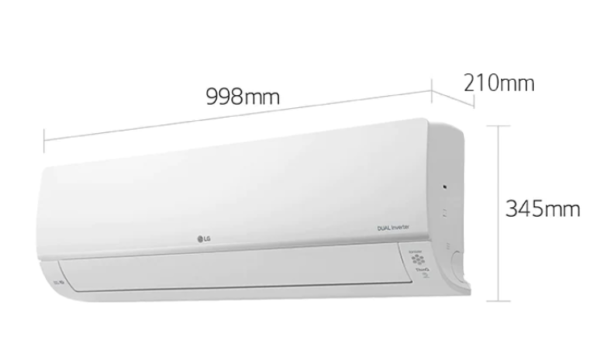 LG 樂金 R32雪種雙迴轉變頻分體式冷氣機 (附無線遙控器) 2匹 HS-18IPX