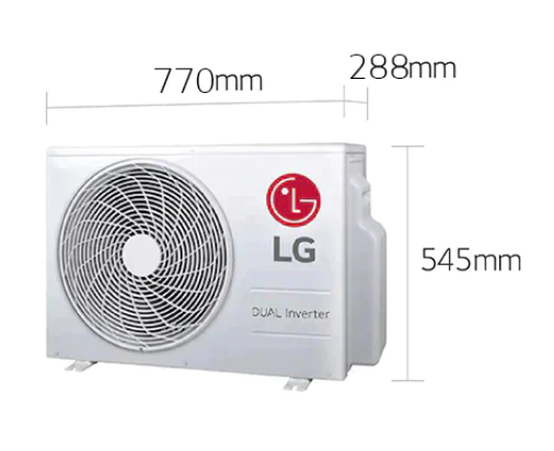 LG 樂金 R32雪種雙迴轉變頻分體式冷氣機 (附無線遙控器) 2匹 HS-18IPX