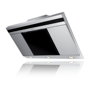 德國寶 INCANTO 90cm 傾斜煙囱式抽油煙機 不銹鋼+透明玻璃