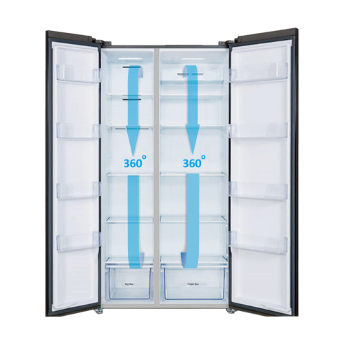 Kaneda 金田 對門式雪櫃 KF-663SBSVS