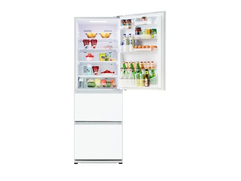 Panasonic 樂聲 ECONAVI智慧節能三門雪櫃雪亮白色 NR-C370GH/W3