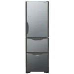 Hitachi 日立 HR3N6404DA-X 329公升 三門雪櫃 (晶鑽鏡面) (右門鉸)