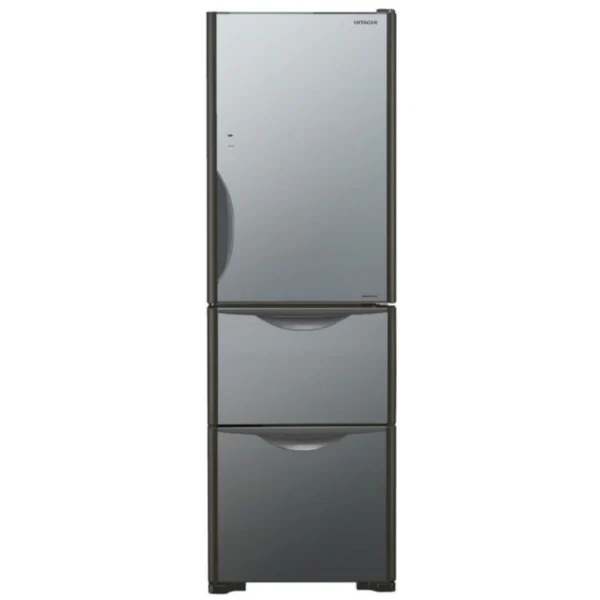 Hitachi 日立 HR3N6404DA-X 329公升 三門雪櫃 (晶鑽鏡面) (右門鉸)