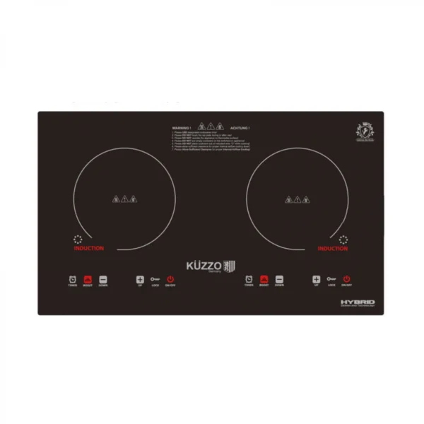Kuzzo 德國德信 DG-288S 73厘米 2800W 雙智能 嵌入/座檯式雙頭電磁爐 (黑晶)