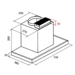 Kuzzo 德國德信 NEU728i 70厘米 歐陸嵌入式抽油煙機
