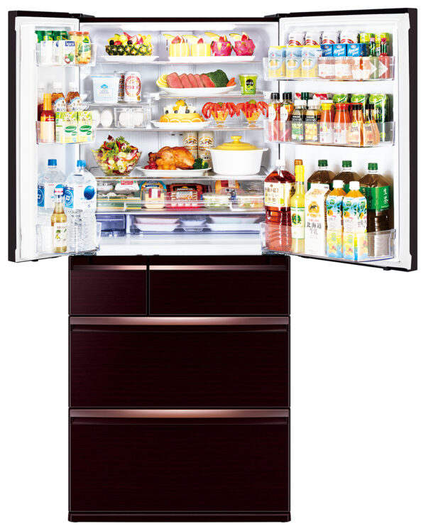 Mitsubishi Electric 三菱電機 576公升六門雪櫃-亮麗棕啡 MR-WX70C