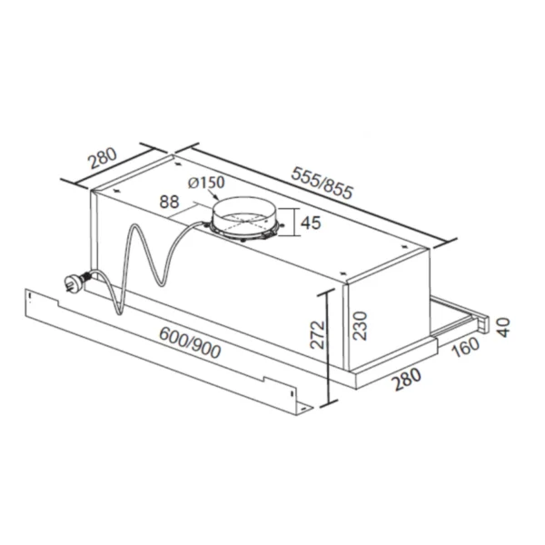 PHILCO 飛歌 PAW70TS 70厘米 自動清洗抽油煙機